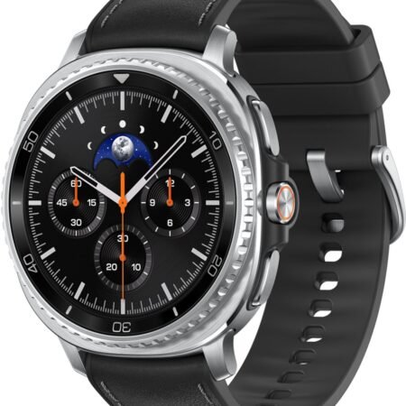 Samsung Galaxy Watch 8 Classic 3,3 cm (1,3) AMOLED 46 mm Digitaal 438 x 438 Pixel Touchscreen 4G Zilver WLAN GPS