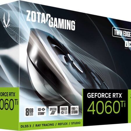 Alternative view of Zotac GAMING GeForce RTX 4060 Ti Twin Edge OC NVIDIA 8 GB GDDR6