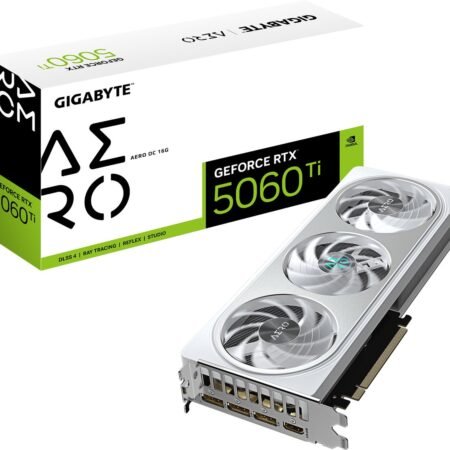 GIGABYTE GeForce RTX 5060 Ti AERO OC 16G NVIDIA 16 GB GDDR7