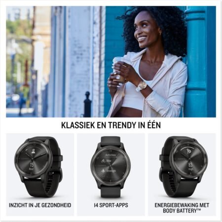 Alternative view of Garmin vivomove Trend - Smartwatch dames - 40mm- White Cream