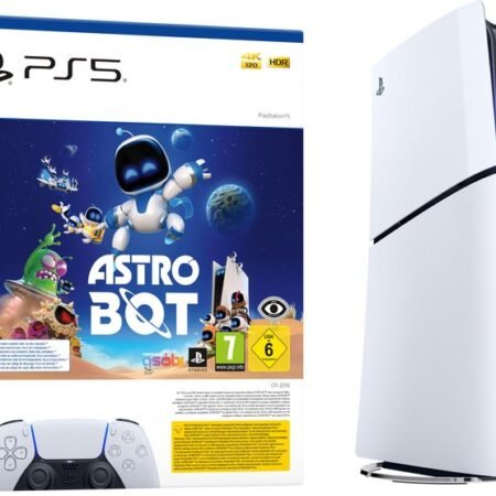 Alternative view of PlayStation 5 - Slim Disc Edition - Astro Bot bundel