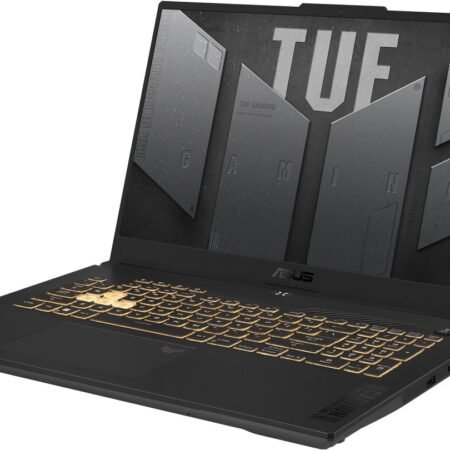 Alternative view of ASUS TUF Gaming F17 FX707VJ-RB53-CA Intel Core 5 210H Laptop 43,9 cm (17.3") Full HD 16 GB DDR4-SDRAM 512 GB SSD NVIDIA GeForce RTX 3050 Wi-Fi 6 (802.11ax) Windows 11 Home Zwart, Grijs