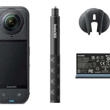 Insta360 X5 Starter Bundle – Actioncam - Zwart - Inclusief Accesoires