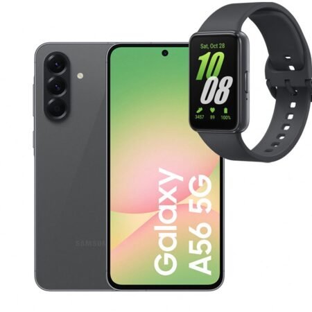 Samsung Galaxy A56 5G - 128GB - Awesome Graphite + Samsung Galaxy Fit3