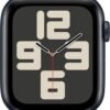 Apple Watch SE 2024 - Smartwatch - GPS + Cellular - 44mm - Midnight Aluminium Case - Midnight Sport Band - M/L
